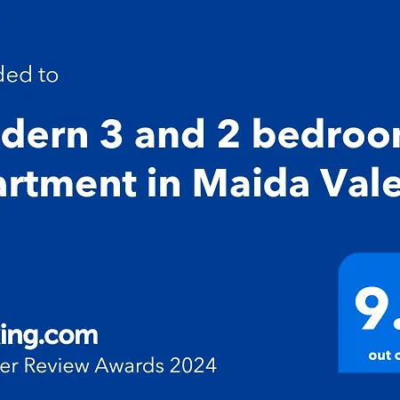 Modern 3 And 2 Bedroom Apartment In Maida Vale London Exterior foto